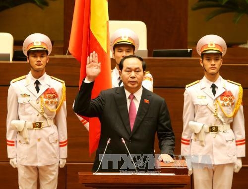 Quốc hội bầu đồng chí Trần Đại Quang giữ chức vụ Chủ tịch nước nhiệm kỳ mới